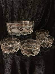 591 results for vintage glass fruit bowls. 10 Off Vintage Mid Century Dessert Set Glass Fruit Set Etsy Dessert Set Vintage Glassware Glass Fruit