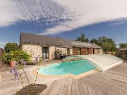 vakantiehuis la16b in loire atlantique loire streek houten vrijstaande woning gelegen in de loire streek met zwembad zwembad vakantie bretagne
