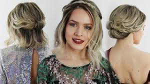 Here are our top short hairstyles with bangs that will inspire you to make a dramatic change to your do. 5 Quick Holiday Hairstyles For Short Hair Kayleymelissa Youtube
