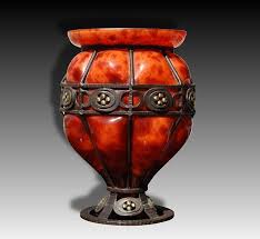 1930 Fr Tall Delatte Art Deco Vase Art Deco Sculptures Bronze Clocks Vases Art Deco Vases Art Deco Cameo Art Deco