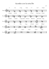 Nota i točka pišu se ovako: Acordes Con La Nota Do Sol Herrera Sheet Music For Piano Solo Download And Print In Pdf Or Midi Free Sheet Music Musescore Com