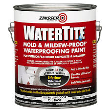 Waterproofing a basement can be a costly, but necessary, investment. Zinsser Watertite Lx Ultra Mold Mildew Proof Paint Product Page