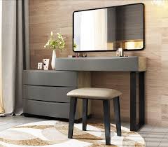 Featuring an articulating vanity mirror, this piece has ample storage with t. Modern Simple Paint Dressing Table Small Family Telescopic Mini Makeup Table Storage Makeup Table Tv Cabinet Combination Dressers Aliexpress