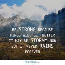 Strength Quotes Be Strong Because Things Will Get Better It