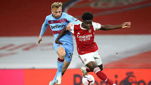 West ham made several good opportunities in the second half while arsenal toiled, but a late goal from substitute eddie nketiah saw arteta's side gain a however, west ham drew level right on the stroke of half time. Arsenal 2 1 West Ham Player Ratings As Late Eddie Nketiah Strike Sinks Plucky Hammers