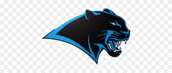 The carolina panthers logo has carolina blue, black, and silver colors and a fierce black panther with its mouth open. Couch Rider Report Carolina Panthers Png Logo Illustration Transparent Png 900x600 1064618 Pngfind