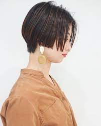 ストリート かっこいい ハンサム ボブ baco バコ 三好 佳奈美 428673 hair ロング ピクシー ヘアスタイル ハンサムショート ウェットヘアスタイル