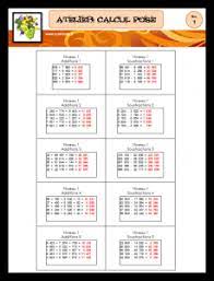 Vous sélectionnez le type d'exercices puis un exercice. Cm Ateliers Mathematiques Calcul Pose Et Calcul Mental