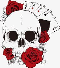 Vektornyj Poker I Cherep Cherep Multfilm Vektor Cherep Png I Vektor Png Dlya Besplatnoj Zagruzki Skull Art Drawing Skulls Drawing Skull Sketch