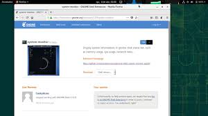 Monitorando Recursos Do Sistema Com A Extensao Do Gnome System Monitor Linux Kamarada