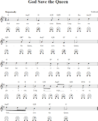 God Save The Queen Save The Queen Easy Sheet Music Sheet Music