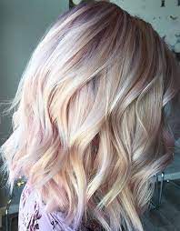 Rose Gold Blonde Hairstyles For Short Hair Cleverstyling Hair Styles Gold Blonde Hair Trendy Hair Color