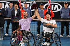 Australian tennis player dylan alcott has not allowed a significant disability slow him down, and he's out to prove that to kids everywhere. Australian Open 2019 Dylan Alcott Wins Quad Doubles Title International Paralympic Committee