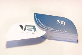 Professional modern simple plain logo hexagon business card. Custom Shaped Business Cards 32 Sexy Samples Uprinting