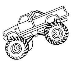Coloring Rocks Monster Truck Drawing Monster Truck Coloring Pages Monster Trucks