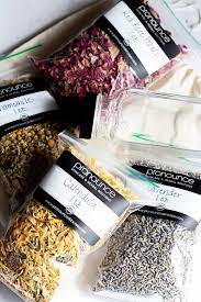 Mix one of these popular dried herbs into your bath salts:13 x research. Diy Floral Bath Salts For Detox And Calm Pronounce Skincare Herbal Boutique