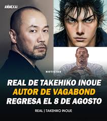 REAL" de Takehiko Inoue (Vagabond, Slam Dunk, Buzzer Beater) regresará con  un nuevo capítulo el 8 de agosto de 2024. Sin embargo, todavía no hay  información sobre el regreso de #Vagabond. #Manga #anime