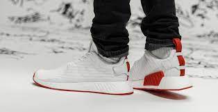 Die adidas nmd r2 primeknit weiß ist die sauberste colourway für diese kürzlich debütierte silhouette. Adidas Nmd R2 Primeknit Defshop Magasin