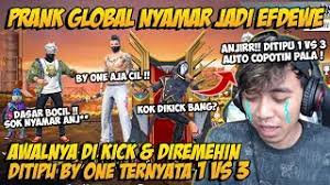 Kopral jono ff posted a video to playlist prank global pake bot — playing garena free fire. Prank Global Pake Bundle Efdewe Malah Dikick Sama Orang Songong Langsung Di Ajak Byone Free Fire Youtube