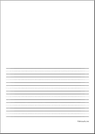 Print primary writing paper with the dotted lines. Writing Paper Blank 54 Pt Portrait Illustration Space Primary Abcteach