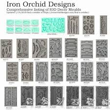 Iod S Silicone Molds Are Perfect For Creating Beautiful Dimensional Vintage Baroque Goodies To Embellish Your Iron Orchid Designs Furniture Appliques Molding