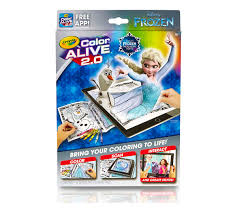 Color wonder mess free frozen 2 coloring pages & markers $ 8.97. Crayola Frozen Color Alive 2 0 Interactive Coloring Pages Augmented Reality Art Tools Coloring Pages Crayons Free App Included Crayola