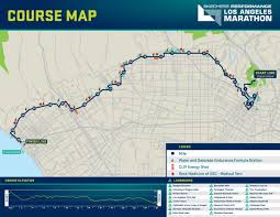 los angeles marathon 2019 route and street closures curbed la