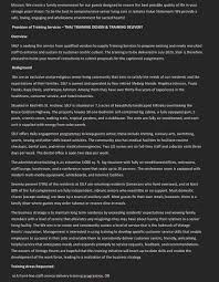 Solved Mission: We create a family environment for our