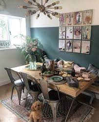Bench Against The Wall With Pillows And Chandelier