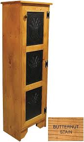 Storing the baked goods away in the pie safe kept them safely away from pests and helped the baked goods last longer. Amazon Com Primitive Pie Safe Butternut Stain Home Kitchen