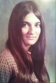 Bonne Bell blue eyeshadow and Yardley lipstick