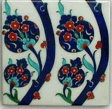 Evani Ceramic Cicekli Desenler Boncuk Desenler