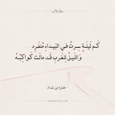 شعر عنترة بن شداد حصاني كان دلال المنايا عالم الأدب Arabic Quotes Quotes Chart