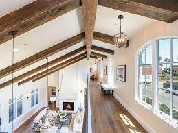 These Beautiful Beams Were Made As Box Beams From Our Solid Douglas Fir Timbers They Were Made As Box Reclaimed Wood Beams Reclaimed Wood Box Beams Faux Beams