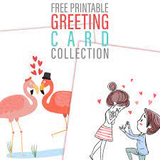 All free printables on this site are free for use for teachers, parents, schools, and. Free Printable Greeting Card Collection The Cottage Market