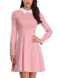 Fensace Womens Peter Pan Collar Halloween Costumes For Wo Https Www Amazon Com Dp B07h26xfv8 Ref Cm Sw R Pi Casual Dresses Very Short Dress Cosplay Dress