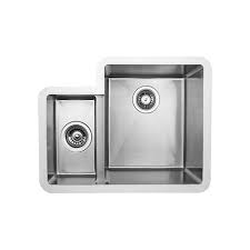 Il se compose de deux bacs et d'un égouttoir. Prfe350l Evier 2 Bacs Cuisine En Inox Et Solid Surface