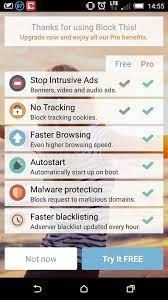 El explorador con adblock permite que tenga una experiencia web libre de anuncios para que pueda ver más del contenido que realmente es importante para . Block This For Android Apk Download