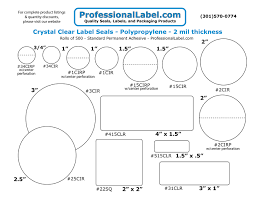 Clear Labels Stickers And Seals