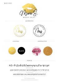 Black And Gold Makeup Logo Maquillaje Diseno Maquillaje Oro Logo Maquillaje Artista Makeup Logo Makeup Logo Design Lip Logo