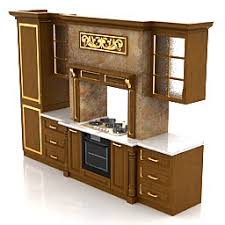kitchen 3d model (*.3ds) for interior
