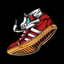 Illustration Of Sneakers In Color Sport Shoes Sneaker Shoe Footwear Png And Vector With Transparent Background For Free Download Color Sport Shoes Shoes Vector Silhouette Vector