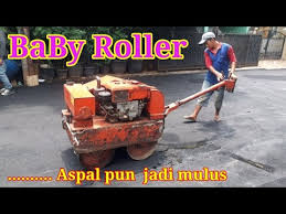Selain itu cara menyiangi rumputnya pun menjadi lebih mudah dan praktis karena area yang tidak terlalu luas. Baby Roller Mesin Silinder Aspal Mini Biar Aspal Menjadi Mulus Youtube