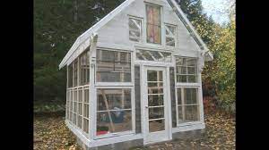 I've dreamt of having a huge greenhouse made of old window panes but the hubby didn't think it was a good idea being that we don't have a large backyard. Building A Greenhouse Out Of Recycled Vintage Windows Chapter 3 Installation Of Windows Youtube