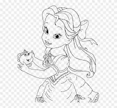 Baby groot coloring page cute. Baby Princess Belle Coloring Page Kids Coloring Pages Baby Disney Princess Belle Coloring Pages Hd Png Download 592x695 2458258 Pngfind