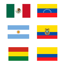 En el a están argentina, bolivia, chile, paraguay y uruguay, y el b lo forman brasil, colombia, ecuador, perú y venezuela. Porque Las Banderas De Ecuador Colombia Y Venezuela Se Parecen