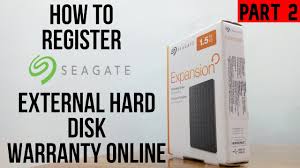 Question seagate external hdd unreadable. How To Register Seagate External Hard Disk Warranty Online Part 1 Techboys Youtube