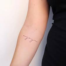The Joy Of Simplicity Artist Finelinetattoosperth Tinier But Yes To The Location Neck Tattoo Tattoos Meaningful Wrist Tattoos
