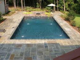 Simple Pool With Decking Simple Pool Backyard Swimming Pools Backyard