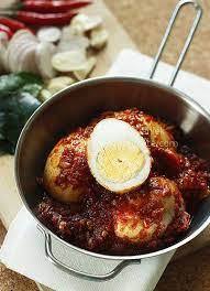 Masbar Telor Balado Indonesian Eggs In Hot Chili Sambal Sauce Www Whittycute Com Just A Thought Malay Food Indian Food Recipes Soul Food